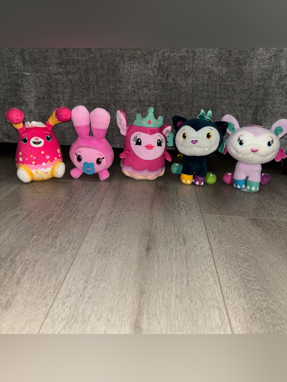 Abby Hatcher 6-7" Plush Nickelodeon Catch A Hug Animation Toys Lot of 5